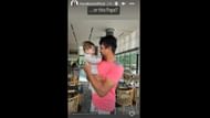 Sorce: Hazel keech Instagram story